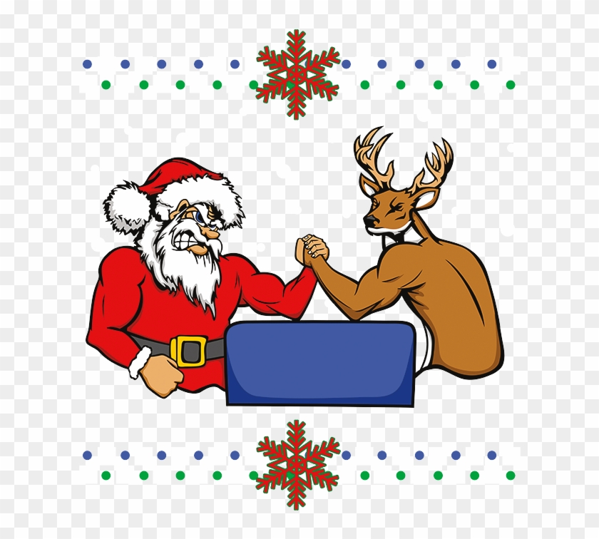 454-4546520_santa-arm-wrestling-reindeer-santa-and-reindeer-wrestling.jpg