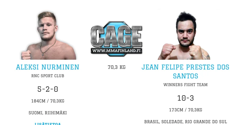 CAGE 33 Nurminen vs Prestes Dos Santos.webp