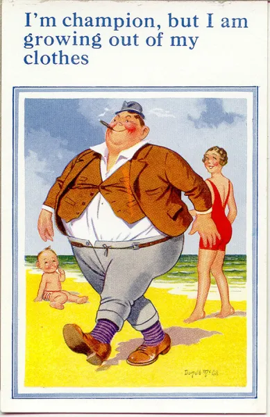 comic-postcard-large-man-walking-beach-23454846.jpg.webp
