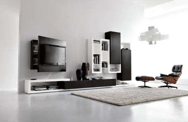 Black-and-white-living-room-furniture-with-functional-tv-stand-creative-side-system-by-Fimar-2.webp