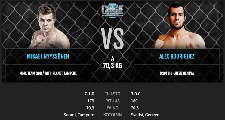 CAGE 30 Mikael Nyyssönen vs Alex Rodriguez.webp